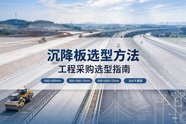 雁峰沉降板选择方法