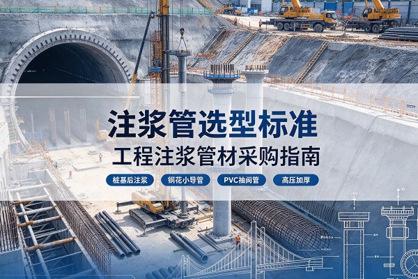 雁峰注浆管选型标准