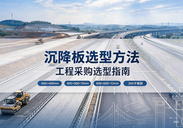 雁峰沉降板选择方法