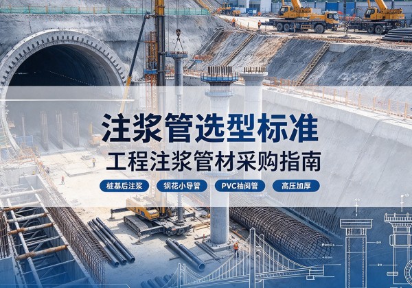 雁峰注浆管选型标准